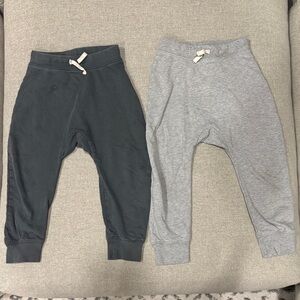 Gray Label - Jogger Pants Set 2T/3T - Blue Grey and Light Grey